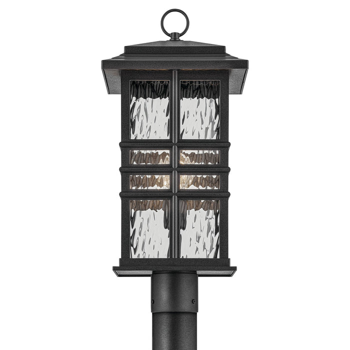 Kichler - 49832BKT - One Light Outdoor Post Mount - Beacon Square - Textured Black