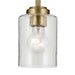 Kichler - 44032NBR - One Light Mini Pendant - Winslow - Natural Brass