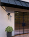 Alora - EW526312BKGO - One Light Exterior Wall Mount - Tenko - Black/Glossy Opal Glass