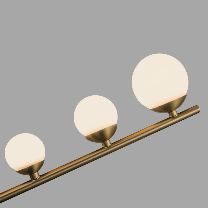Kuzco Lighting - CH55524-BG/OP - LED Chandelier - Juniper - Brushed Gold/Opal Glass