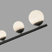 Kuzco Lighting - PD55520-BK/OP - LED Pendant - Juniper - Black/Opal Glass