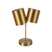 Kuzco Lighting - TL58814-BG - Two Light Table Lamp - Keiko - Brushed Gold