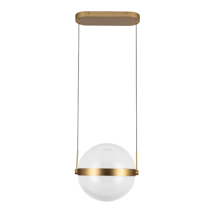 Kuzco Lighting - PD75912-BG/LG-3CCT - LED Pendant - Pisces - Brushed Gold/Light Guide