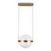 Kuzco Lighting - PD75912-BG/LG-3CCT - LED Pendant - Pisces - Brushed Gold/Light Guide