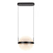 Kuzco Lighting - PD75912-BK/LG-3CCT - LED Pendant - Pisces - Black/Light Guide