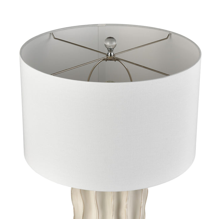 ELK Home - S0019-11140 - One Light Table Lamp - Genesee - White Glazed