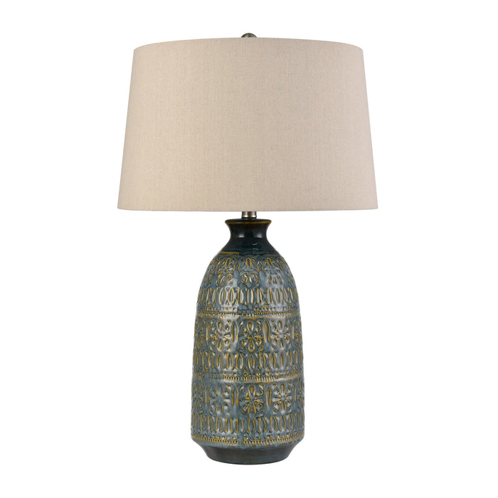 ELK Home - S0019-11143 - One Light Table Lamp - Burnie - Blue Glazed