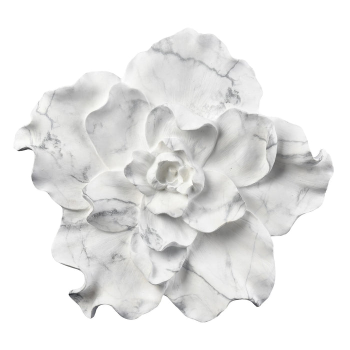 ELK Home - S0036-12024/S3 - Wall Art - Blume - White Marble