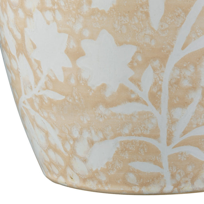 ELK Home - S0037-11351/S2 - Jar - Set of 2 - Yvonne - Cream Glazed