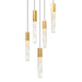 CWI Lighting - 1589P12-5-624 - LED Mini Pendant - Greta - Brass
