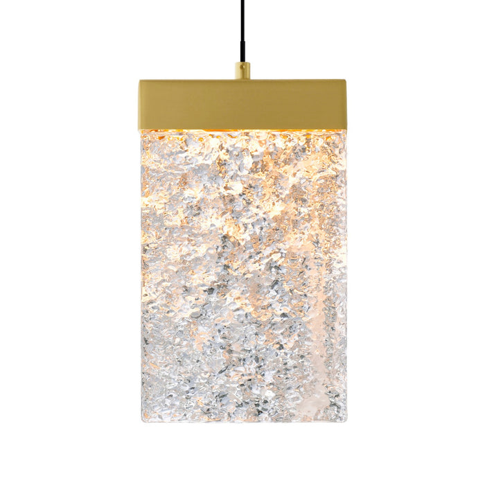 CWI Lighting - 1587P6-1-624 - LED Mini Pendant - Lava - Brass