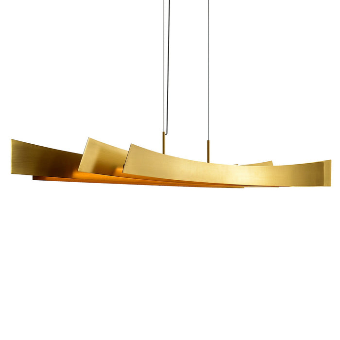 CWI Lighting - 1698P50-624 - LED Chandelier - Candora - Brass