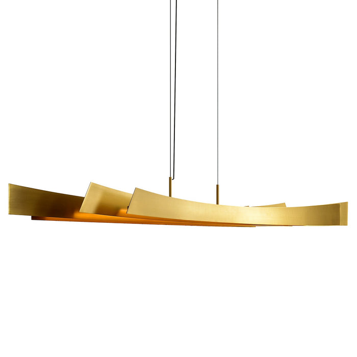 CWI Lighting - 1698P72-624 - LED Chandelier - Candora - Brass
