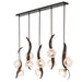 Hubbardton Forge - 131098-SKT-MULT-14-FD0791 - Ten Light Pendant - Mika - Oil Rubbed Bronze