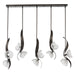 Hubbardton Forge - 131098-SKT-MULT-14-FD0791 - Ten Light Pendant - Mika - Oil Rubbed Bronze