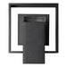 Hubbardton Forge - 302600-SKT-80-SL-ZM0546 - One Light Outdoor Wall Sconce - Shadow Box - Coastal Black