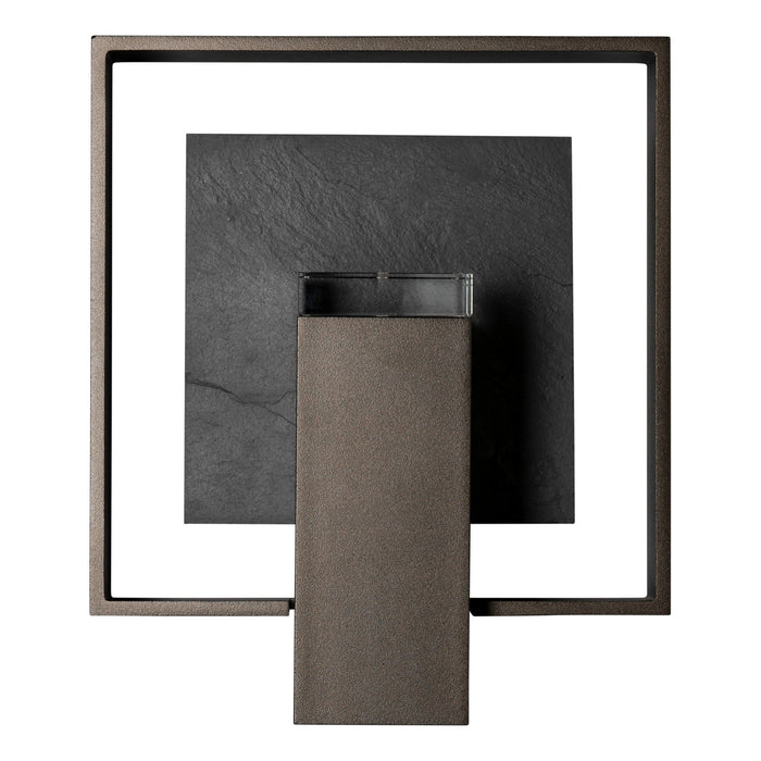 Hubbardton Forge - 302602-SKT-14-SL-ZM0546 - One Light Outdoor Wall Sconce - Shadow Box - Oil Rubbed Bronze