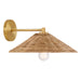 Meridian - M90106NB - One Light Wall Sconce - Natural Brass