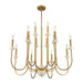 Savoy House - 1-2296-16-262 - 16 Light Chandelier - Oakhurst - Antique Gold