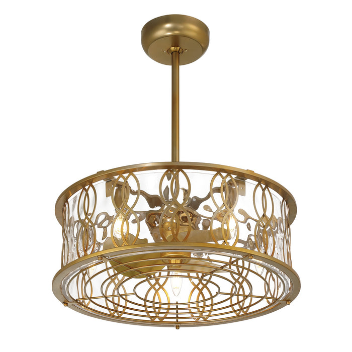 Savoy House - 24-FD-2008-171 - LED Fan D'Lier - Snowden - Burnished Brass