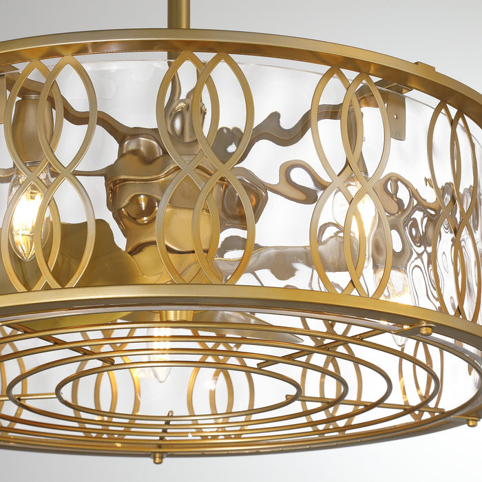 Savoy House - 24-FD-2008-171 - LED Fan D'Lier - Snowden - Burnished Brass