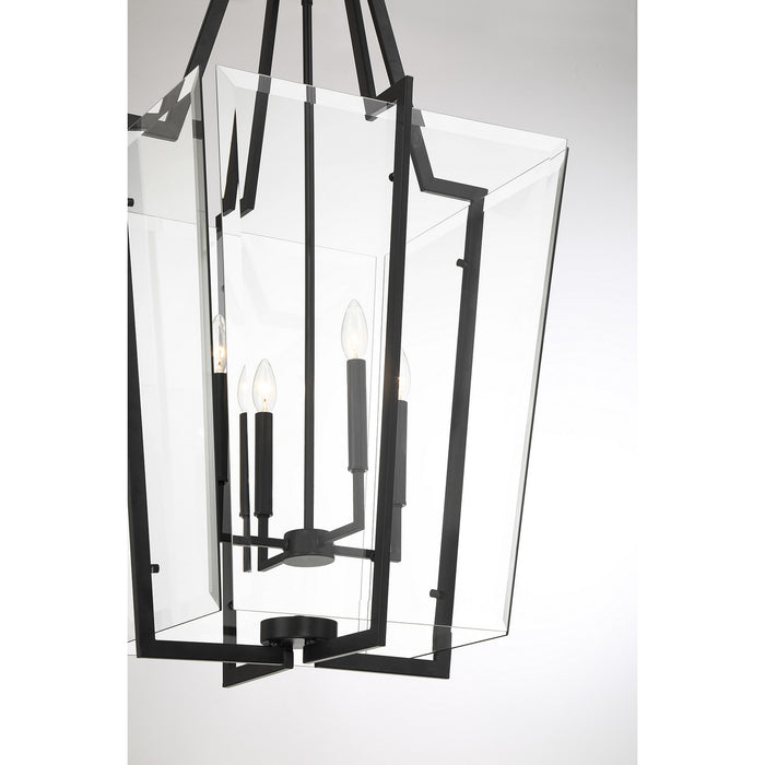 Savoy House - 3-9950-4-89 - Four Light Pendant - Farell - Matte Black