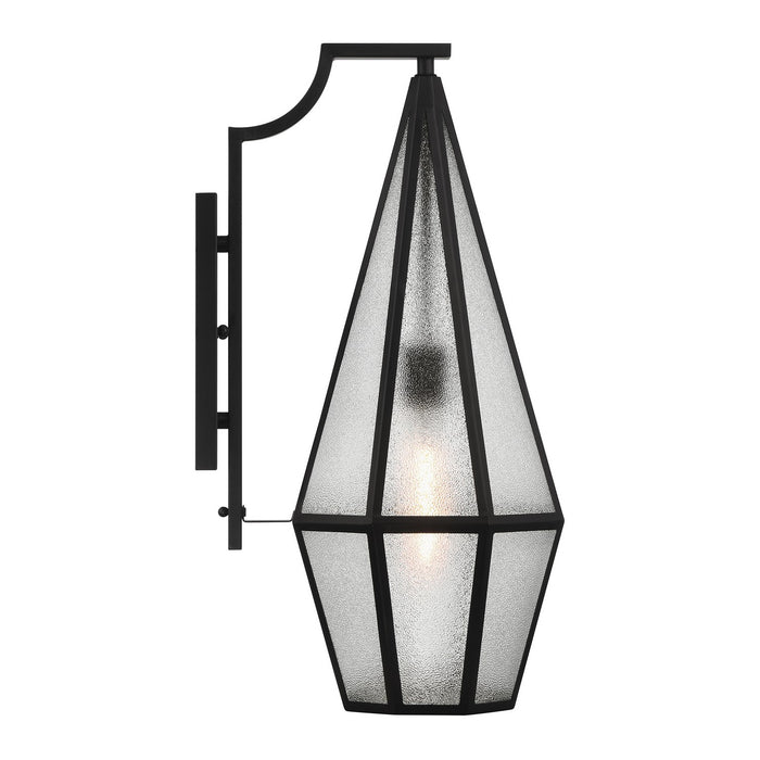 Savoy House - 5-705-BK - One Light Outdoor Wall Lantern - Peninsula - Matte Black
