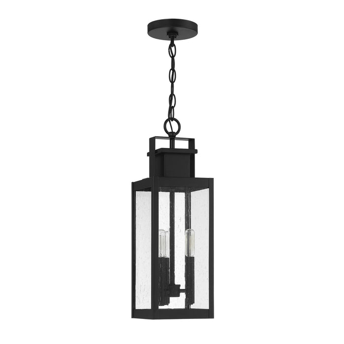 Savoy House - 5-827-BK - Three Light Outdoor Hanging Lantern - Ascott - Matte Black