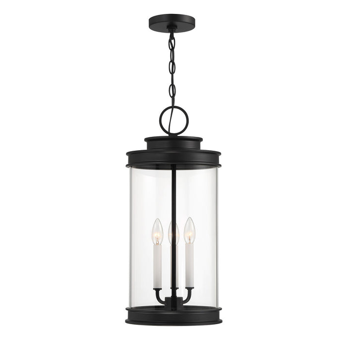 Savoy House - 5-901-BK - Three Light Outdoor Hanging Lantern - Englewood - Matte Black
