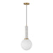 Savoy House - 7-2902-1-264 - One Light Pendant - Callaway - White Marble with Warm Brass