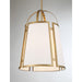 Savoy House - 7-6304-4-322 - Four Light Pendant - Chartwell - Warm Brass