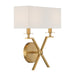 Savoy House - 9-3305-2-322 - Two Light Wall Sconce - Arondale - Warm Brass