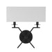 Savoy House - 9-3305-2-89 - Two Light Wall Sconce - Arondale - Matte Black