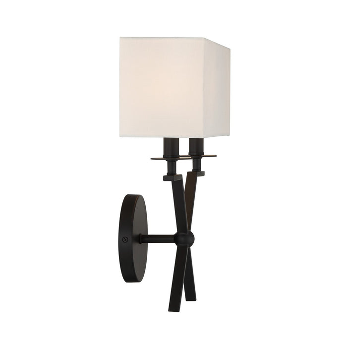 Savoy House - 9-3305-2-89 - Two Light Wall Sconce - Arondale - Matte Black