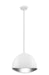 George Kovacs - P1914-736 - One Light Pendant - Eclos - Textured White W/Silver Leaf