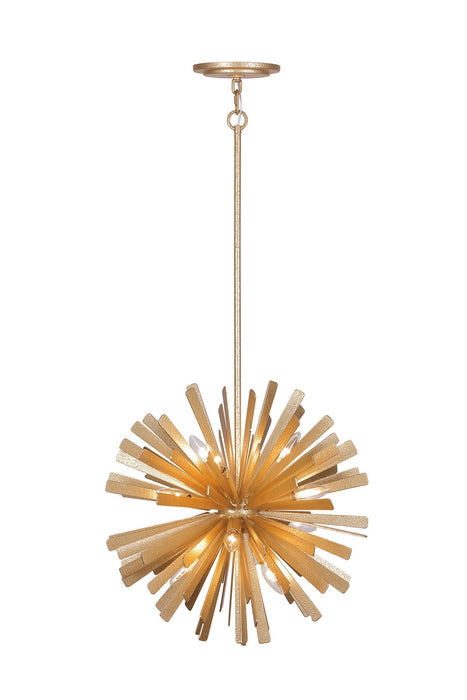 Metropolitan - N1905-785 - 12 Light Pendant - Confluence - Piastra Gold