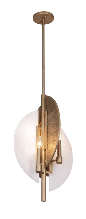 Minka-Lavery - 3461-788 - Four Light Pendant - Saint Martin - Ashen Gold
