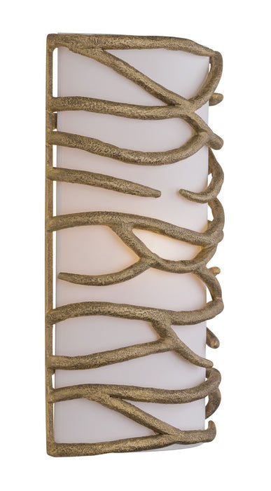 Minka-Lavery - 3712-788 - Two Light Wall Sconce - Branch Reality - Textured Ashen Gold
