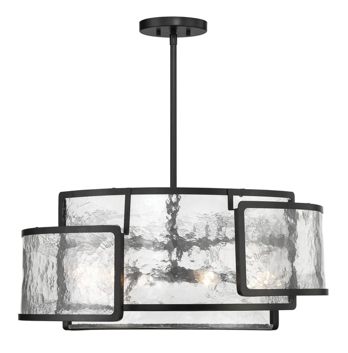 Minka-Lavery - 5267-66A - Six Light Pendant - Bella Collina - Coal