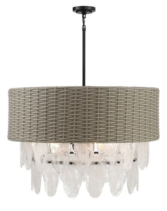 Minka-Lavery - 5297-66A - Nine Light Pendant - Breakers Isle - Coal