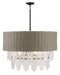 Minka-Lavery - 5297-66A - Nine Light Pendant - Breakers Isle - Coal