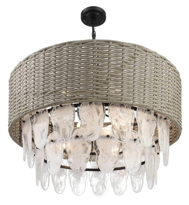 Minka-Lavery - 5297-66A - Nine Light Pendant - Breakers Isle - Coal