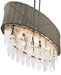 Minka-Lavery - 5298-66A - 12 Light Island Pendant - Breakers Isle - Coal