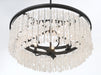 Minka-Lavery - 6705-66 - Five Light Chandelier - Shimmering Elegance - Sand Coal