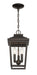 Minka-Lavery - 72174-189-C - Three Light Chain Hung - Irvington Manor - Chelesa Bronze