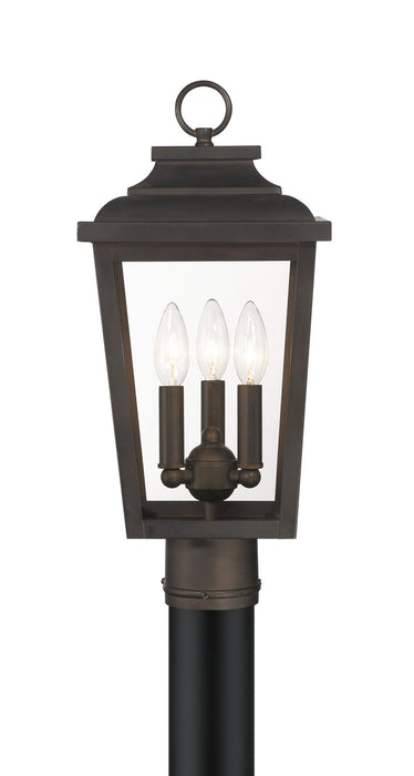 Minka-Lavery - 72176-189-C - Three Light Post Mount - Irvington Manor - Chelesa Bronze