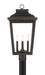 Minka-Lavery - 72177-189-C - Four Light Post Mount - Irvington Manor - Chelesa Bronze