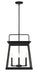 Minka-Lavery - 73216-66A - Four Light Outdoor Hanging Lantern - Isla Vista - Coal