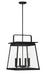 Minka-Lavery - 73216-66A - Four Light Outdoor Hanging Lantern - Isla Vista - Coal