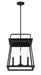 Minka-Lavery - 73216-66A - Four Light Outdoor Hanging Lantern - Isla Vista - Coal